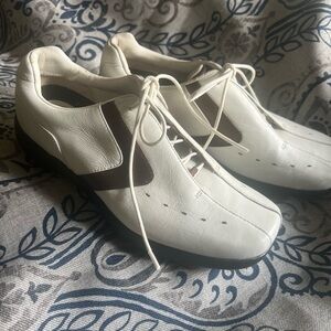 Callaway Golf Shoes/Women’s, XWT, Size 6, Off-White/Brown, spiked